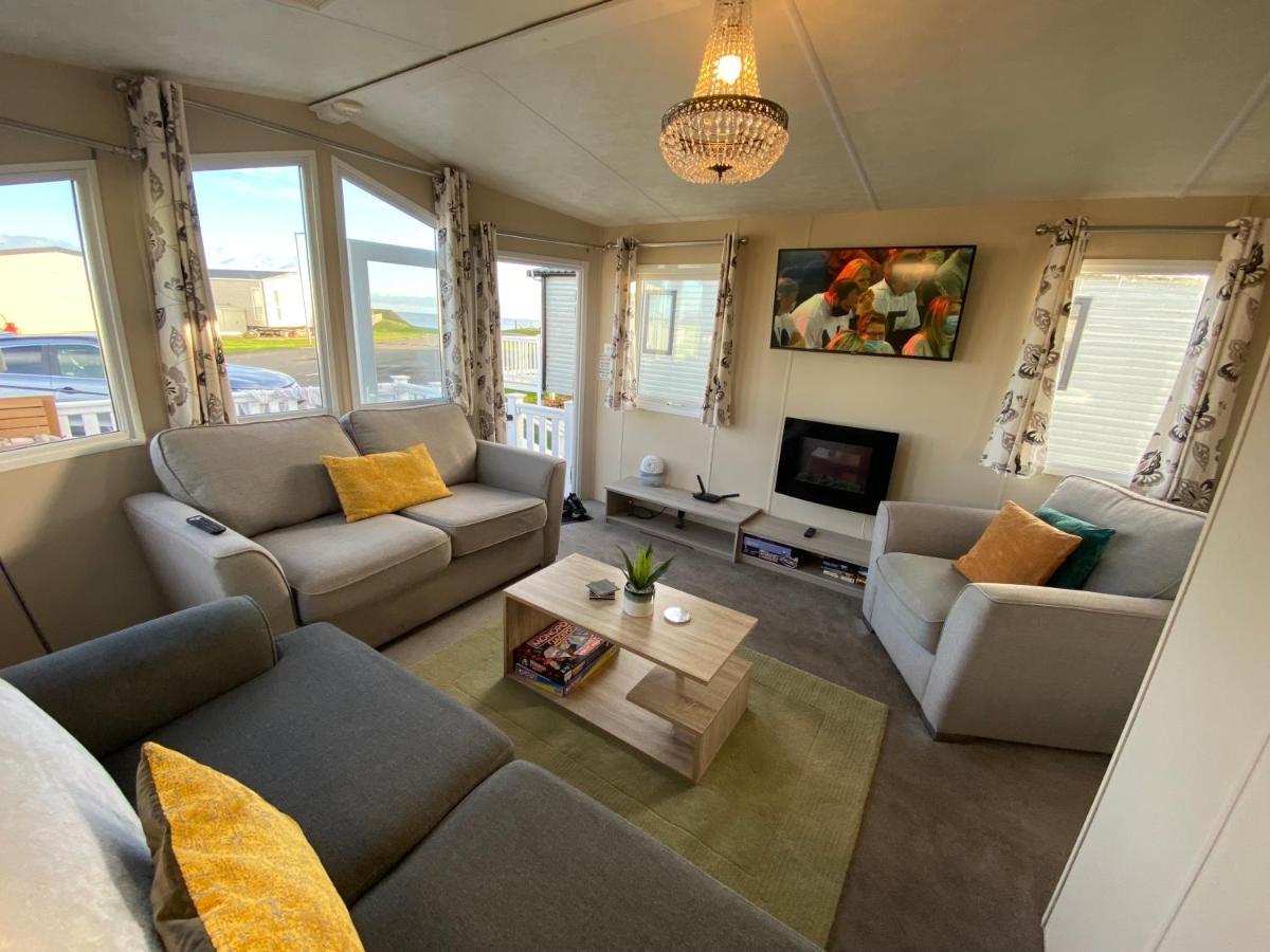 Cosy & Modern Private Seaview Caravan North Seaton Dış mekan fotoğraf