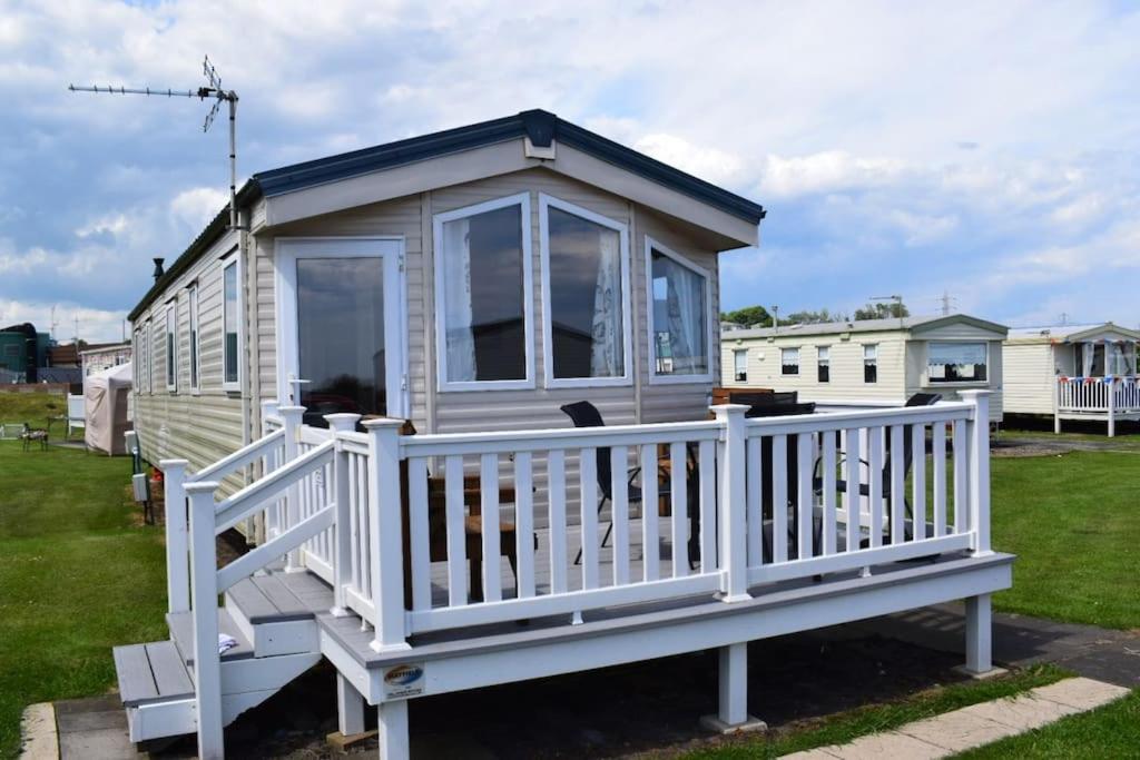Cosy & Modern Private Seaview Caravan North Seaton Dış mekan fotoğraf